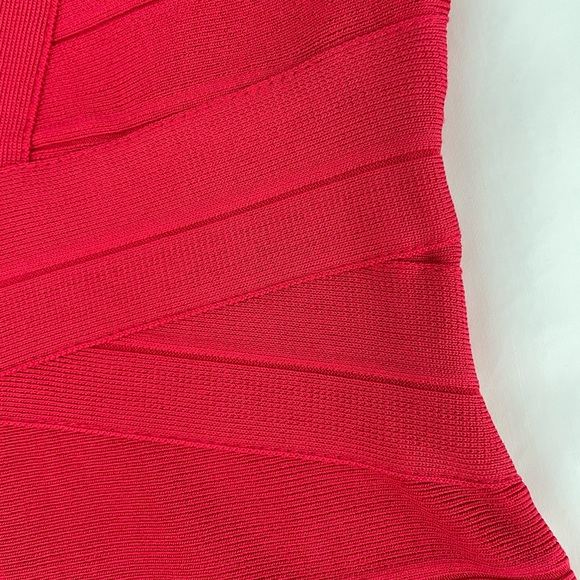bebe red bandage dress - Picture 4 of 5